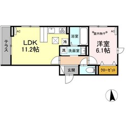 (仮)D-room錦町二丁目の物件間取画像